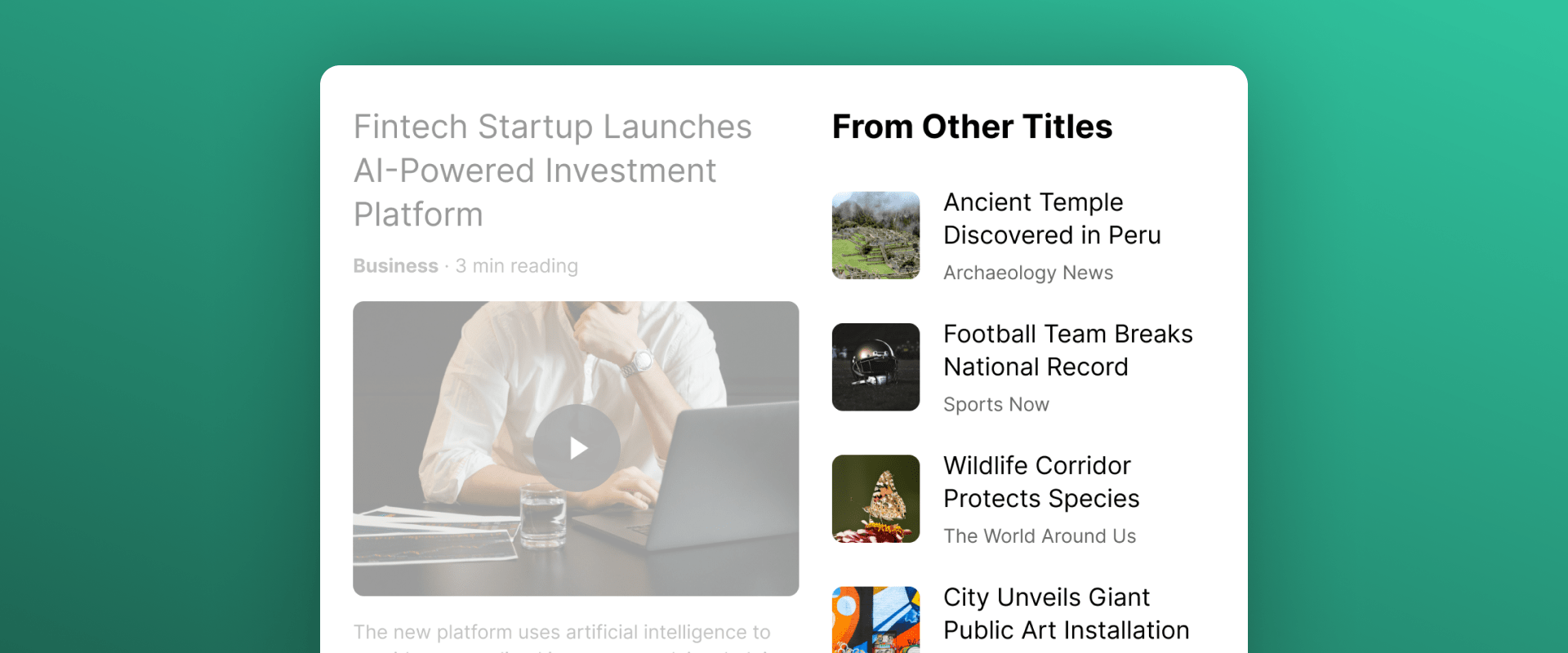 Cross-Site Recommendations