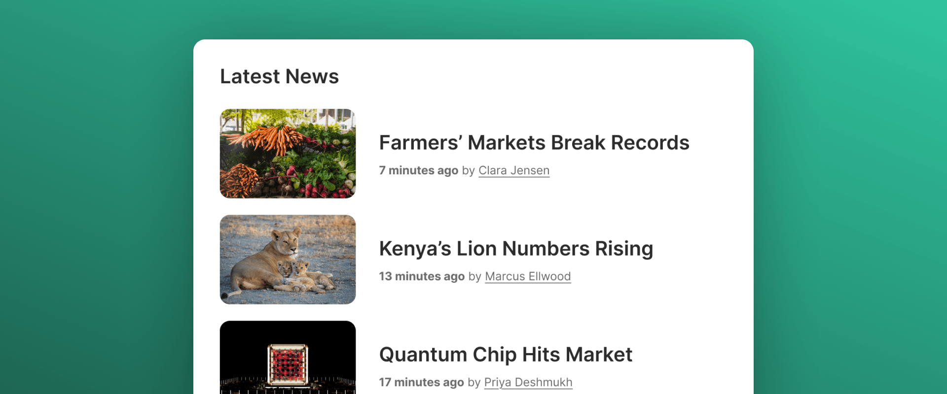 Latest News