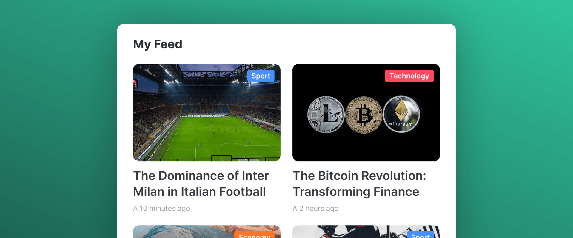 Personalized Feed